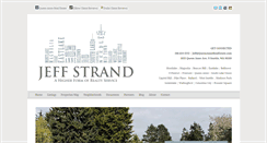 Desktop Screenshot of jeffstrandhomes.com